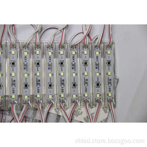 hot sale Double sided/ single sided light box 3 chips 2835 smd led module backlight